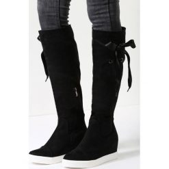 Czarne Kozaki Heart Of Silver. Czarne buty zimowe damskie vices, na koturnie. Za 119,99 zł.