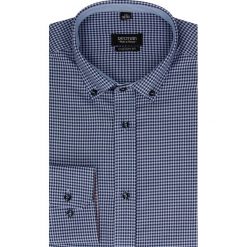 Koszula bexley 2227 długi rękaw custom fit granatowy. Niebieskie koszule męskie jeansowe Recman, m, button down, z długim rękawem. Za 69,99 zł.