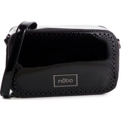 Torebka NOBO - NBAG-G3790-C020 Czarny. Czarne listonoszki damskie Nobo, bez wzorów, ze skóry ekologicznej, wizytowe, bez dodatków. W wyprzedaży za 119,00 zł.