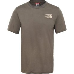Koszulka męska The North Face Graphic T93S3R21L - zielony. Zielone koszulki męskie The North Face, s, bez wzorów, bez kołnierzyka, bez rękawów. Za 117,99 zł.