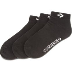 Zestaw 3 par niskich skarpet unisex CONVERSE - E746B-3010 Czarny. Czarne skarpetki damskie Converse, z elastanu. Za 39,00 zł.