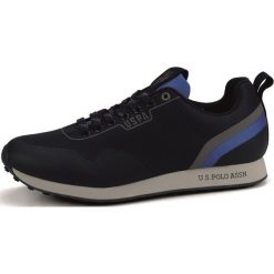 U.S. POLO ASSN. tenisówki męskie Luis 42 ciemnoniebieski. Niebieskie trampki męskie U.S. Polo Assn., w paski, z nylonu, z paskami. Za 409,00 zł.