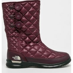 The North Face - Buty. Brązowe śniegowce damskie The North Face, z materiału, bez zapięcia. W wyprzedaży za 239,90 zł.