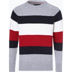 Tommy Hilfiger - Sweter męski, szary. Szare bez kategorii TOMMY HILFIGER, xxl, w paski, z bawełny. Za 299,95 zł.