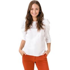 Tommy Hilfiger Bluzka Biały. Białe bluzki damskie TOMMY HILFIGER, s, bez wzorów, z bawełny, bez kołnierzyka, bez rękawów. Za 462,95 zł.