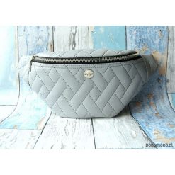 Torebki klasyczne damskie: Grey Flamingo nerka /saszetka