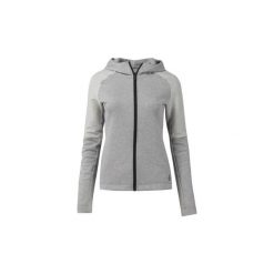Bluzy Reebok Sport Bluza z kapturem Quik Cotton Full-Zip. Szare bluzy sportowe damskie marki Reebok Sport, xs, z kapturem. Za 299,00 zł.
