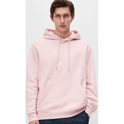 Bluza kangurka z kapturem -. Bluzy męskie Reserved, s, bez wzorów, z denimu, z kapturem, bez rękawów, z kapturem. Za 79,99 zł.