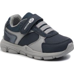 Sneakersy GEOX - J N. Torque B. A J947NA 0CE54 C0661 M Navy/Grey. Szare trampki chłopięce Geox, bez wzorów, ze skóry ekologicznej, na rzepy. Za 179,00 zł.