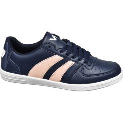 Sneakersy damskie Vty granatowe. Różowe sneakersy damskie Vty, z materiału. Za 99,90 zł.