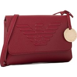 Torebka EMPORIO ARMANI - Y3E148 YGF8B 80133 Ruby Red. Czerwone listonoszki damskie Emporio Armani, bez wzorów, ze skóry ekologicznej, bez dodatków. W wyprzedaży za 369,00 zł.