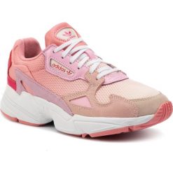 Buty adidas - Falcon W EF1964 Ecrtin/Icepnk/Trupnk. Różowe buty sportowe damskie Adidas, bez wzorów, ze skóry, sportowe. Za 399,00 zł.