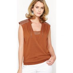 T-shirty damskie: T-shirt z bawełny i modalu