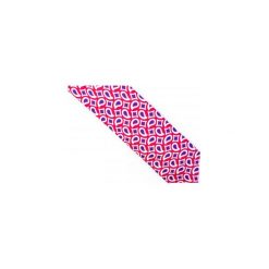 Czerwony jedwabny krawat w geometryczny wzór R2. Czerwone krawaty męskie Krawaty i muchy Rietti, na co dzień, bez wzorów, z jedwabiu, casualowe. Za 108,00 zł.