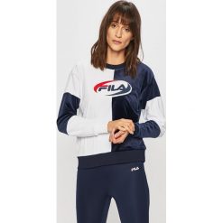 Fila - Bluza. Bluzy damskie Fila, s, z nadrukiem, z poliesteru, bez rękawów, bez kaptura. W wyprzedaży za 159,90 zł.