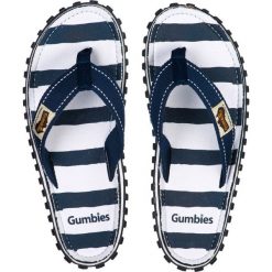 Chodaki damskie: Gumbies Japonki Islander Canvas Flip-Flops Deck Chair granatowe r. 37
