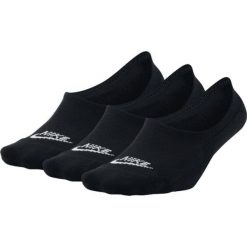 Nike 3-pack Skarpetki Czarny. Czarne skarpetki damskie Nike, bez wzorów, z elastanu. Za 33,95 zł.