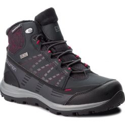 Trekkingi SALOMON - Kaina Cs Wp 2 404728 21 V0 Phantom/Black/Beet Red. Czarne buty trekkingowe damskie marki Salomon. W wyprzedaży za 389,00 zł.