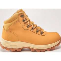 Skórzane buty trekkingowe - Beżowy. Brązowe buty trekkingowe męskie marki House. Za 229,99 zł.
