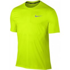 Nike M Nk Dry Miler Top Ss Xl. Żółte koszulki sportowe męskie marki Nike, xl, z krótkim rękawem, na fitness i siłownię, dri-fit (nike). W wyprzedaży za 99,00 zł.