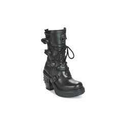 Botki New Rock BILLYS. Czarne botki damskie marki New Rock, rockowe. Za 1249,00 zł.