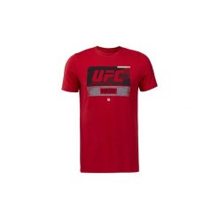 T-shirty z krótkim rękawem Reebok Sport Koszulka UFC Fight Week. Czerwone koszulki męskie Reebok Sport, m, bez wzorów, sportowe, bez kołnierzyka, z krótkim rękawem, krótkie. Za 129,00 zł.