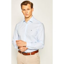 Koszula Tommy Hilfiger Tailored Stripe Classic TT0TT06858. Niebieskie koszule męskie Tommy Hilfiger Tailored, m, bez wzorów, z bawełny, casualowe, bez kołnierzyka, bez rękawów. Za 299,00 zł.