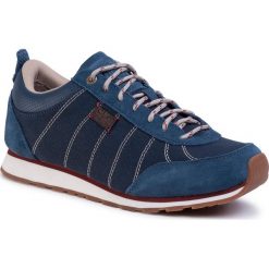 Sneakersy JACK WOLFSKIN - Mountian Dna Low W 4039331 Blue/Red. Niebieskie półbuty damskie Jack Wolfskin, ze skóry. W wyprzedaży za 349,00 zł.