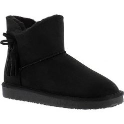 Buty zimowe damskie: Zimowe botki „Curry” w kolorze czarnym