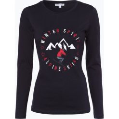 T-shirty damskie: Marie Lund – Damska koszulka z długim rękawem, niebieski