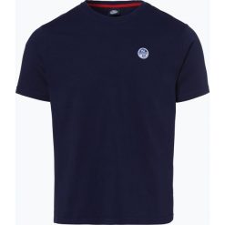 North Sails - T-shirt męski, niebieski. Niebieskie t-shirty męskie North Sails, l, z aplikacjami, z bawełny. Za 149,95 zł.