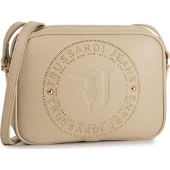 Torebka TRUSSARDI JEANS - Harper Camera Case 75B00835 P701. Brązowe listonoszki damskie Trussardi Jeans, bez wzorów, z jeansu, wizytowe, bez dodatków. W wyprzedaży za 299,00 zł.