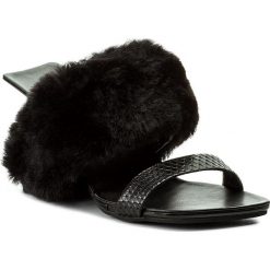 Chodaki damskie: Klapki UNITED NUDE - Loop Hi 100050110424 Black Fur
