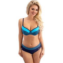 : Bikini w kolorze granatowo-jasnoniebieskim