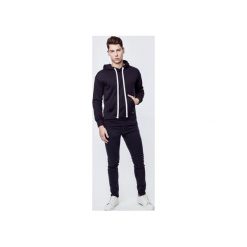 Bluzy męskie: Bluza bawełniana z kapturem Basic Black