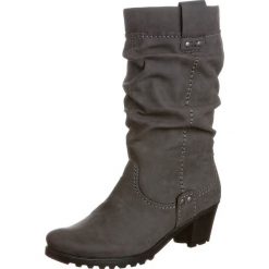 Rieker SANDY Kowbojki i Buty motocyklowe dust. Szare buty zimowe damskie marki Rieker, z materiału. W wyprzedaży za 194,35 zł.