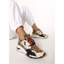 Brązowe Sneakersy Livesey. Pomarańczowe buty sportowe damskie Born2be. Za 139,99 zł.