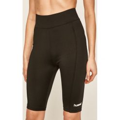 Hummel - Szorty. Czarne spodenki sportowe damskie Hummel, s, bez wzorów, z elastanu, sportowe. Za 169,90 zł.
