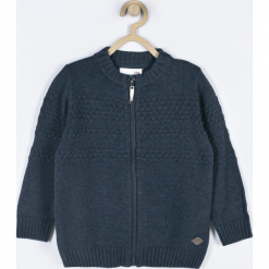 Sweter. Szare swetry chłopięce FIND YOUR WINGS, bez wzorów, z dzianiny, bez kołnierzyka. Za 55,90 zł.