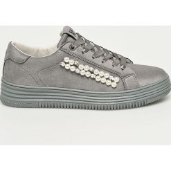 XTI - Buty. Szare buty sportowe damskie Xti, bez wzorów, z materiału, sportowe. W wyprzedaży za 59,90 zł.
