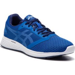 Buty ASICS - Patriot 10 1011A131 Imperial/White 402. Niebieskie buty sportowe męskie Asics, z tworzywa sztucznego, bez zapięcia, do biegania. W wyprzedaży za 179,00 zł.