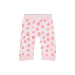 Spodnie niemowlęce: ESPRIT Girls Leginsy kropki rose