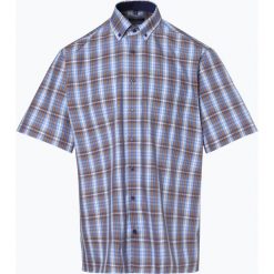 Eterna Comfort Fit - Koszula męska łatwa w prasowaniu, brązowy. Pomarańczowe koszule męskie Eterna Comfort Fit, m, bez wzorów, bez kołnierzyka, bez rękawów. Za 249,95 zł.