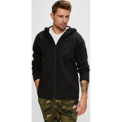 Puma - Bluza. Czarne bluzy męskie Puma, xl, bez wzorów, z bawełny, z kapturem, bez rękawów, z kapturem. W wyprzedaży za 279,90 zł.