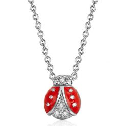 Naszyjniki damskie: Naszyjnik „Tropical Delight Ladybug” – dł. 35 cm