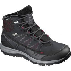 Buty trekkingowe damskie: Salomon Buty zimowe damskie Karïna CS WP 2 Phantom/Black/Beet Red r. 39 1/3 (404728)
