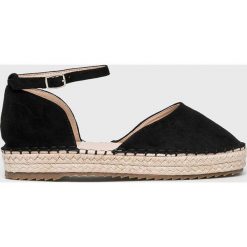 Answear - Espadryle. Żółte espadryle damskie ANSWEAR, bez wzorów, z gumy, bez obcasa, na szpilce. W wyprzedaży za 59,90 zł.