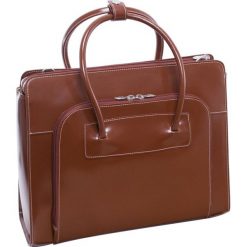 Torba damska na komputer przenośny Lake Forest skóra, 15,6"kolor brązowy. Pomarańczowe torby na laptopa Mcklein, w paski, ze skóry, biznesowe. Za 849,00 zł.