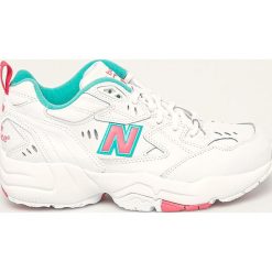 New Balance - Buty WX608WT1. Białe buty sportowe damskie New Balance, bez wzorów, z gumy, sportowe. W wyprzedaży za 269,90 zł.