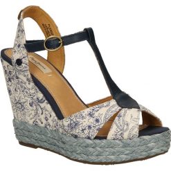 Sandały pepe jeans pls90094. Białe espadryle damskie Pepe Jeans, bez wzorów, z jeansu, bez obcasa, bez zapięcia. Za 469,99 zł.